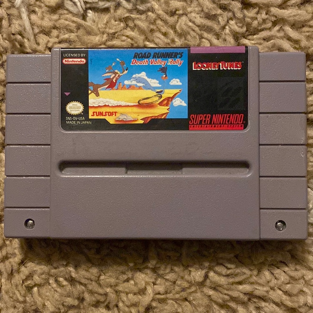 Road Runner’s Death Valley Rally SNES Game